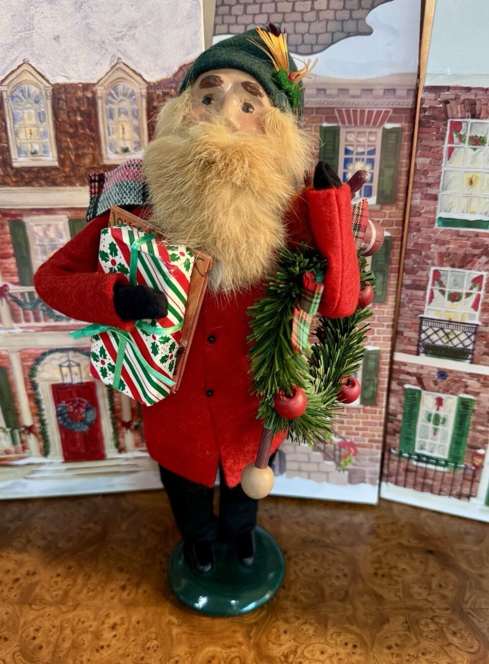 1995 Byers’ Choice Caroler Signed 12/100 Limited Edition Man Beard Hobby Horse